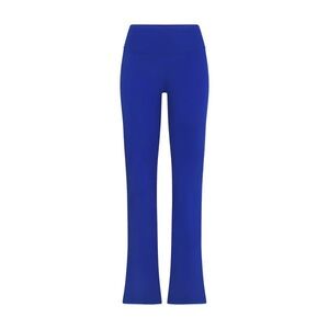 Skims Cotton Jersey Foldover Pant - Cobalt